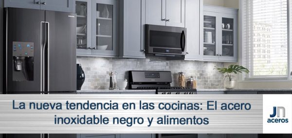 La nueva tendencia en las cocinas: El acero inoxidable negro